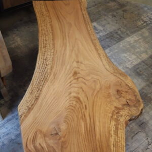 Oak living edge coffee table - Image 4
